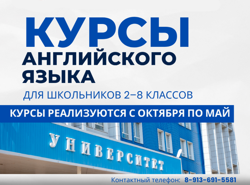 Курсы реализуются с октября по май