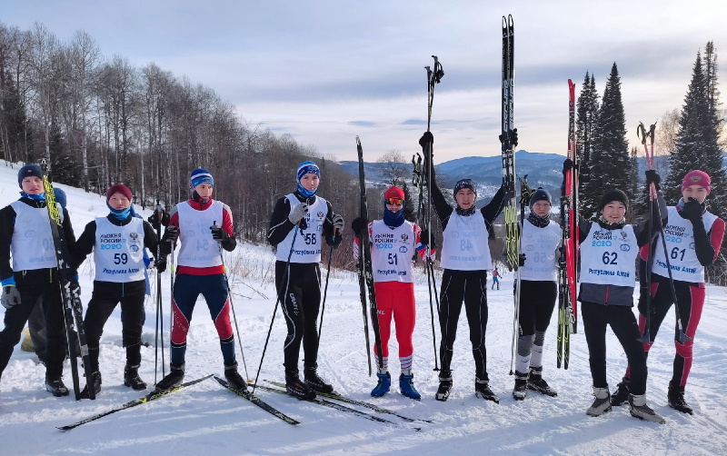 Студенты ГАГУ - победители и призёры II этапа Кубка Республики Алтай по лыжным гонкам